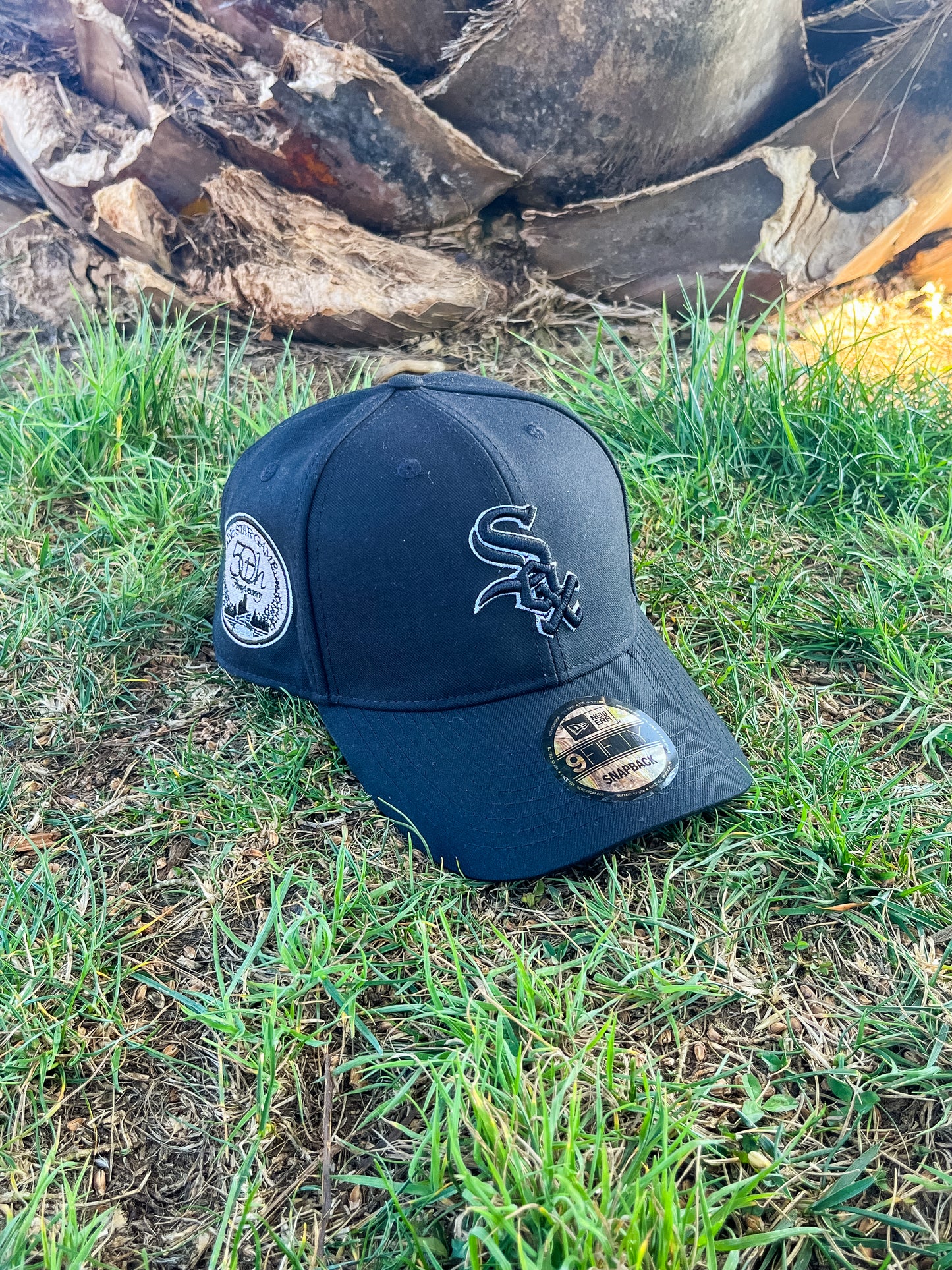 GORRA NEW ERA SOX BLACK PARCHE LATERAL AJUSTABLE