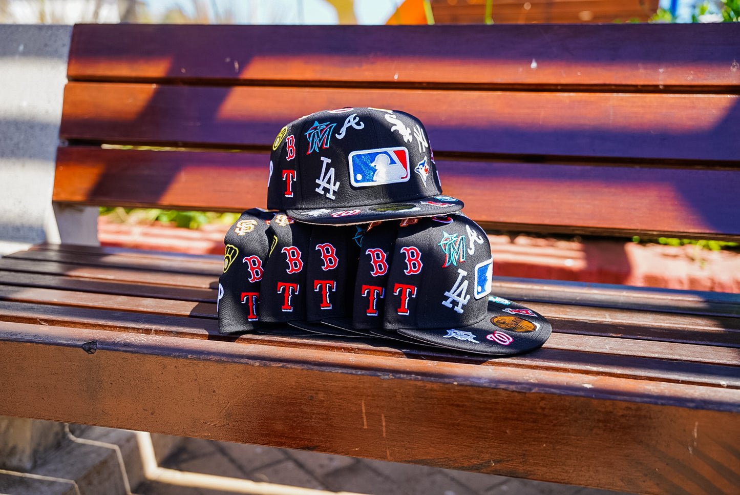 GORRA NEW ERA ALL OVER 59 FIFTY BLACK