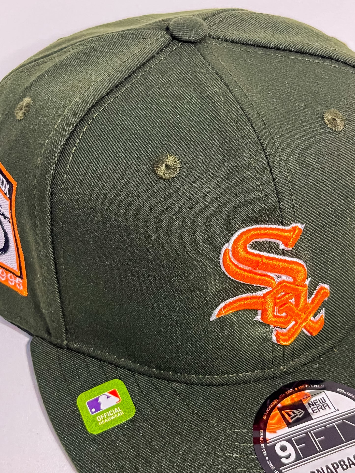 GORRA NEW ERA SOX GREEN & ORANGE AJUSTABLE