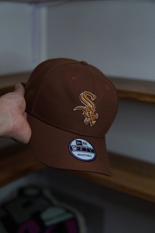 GORRA NEW ERA SOX CAFÉ AJUSTABLE