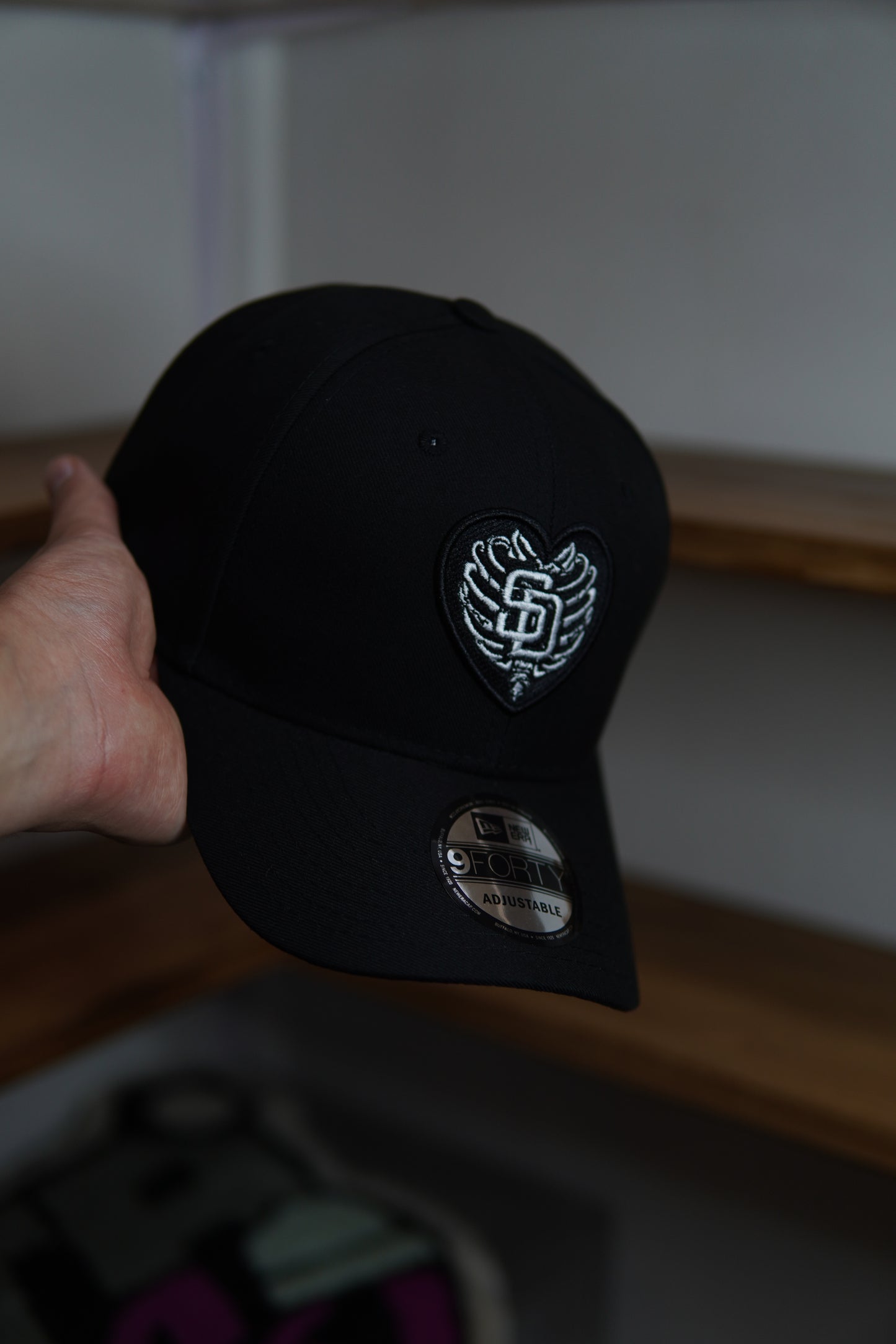 GORRA NEW ERA SAN DIEGO NEGRA  AJUSTABLE