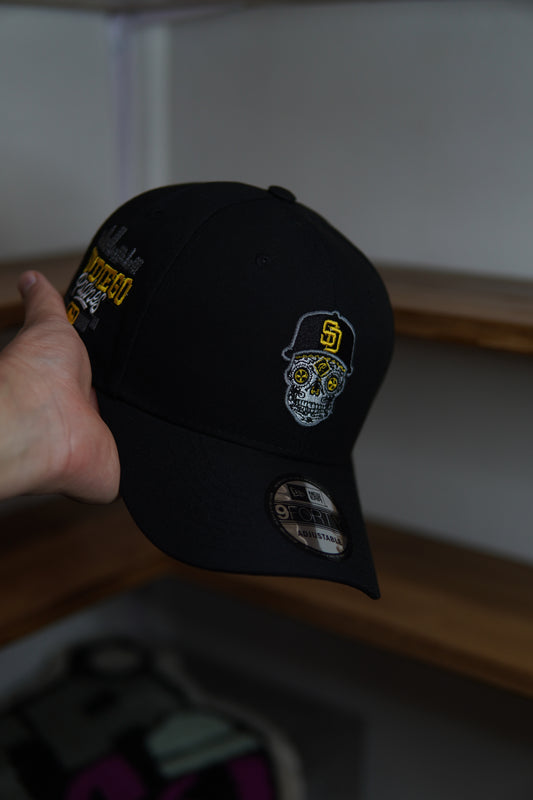 GORRA NEW ERA PIRATES NEGRA AJUSTABLE