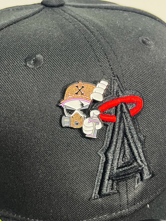 PIN GOLD BRILLANTE BONES FITTED