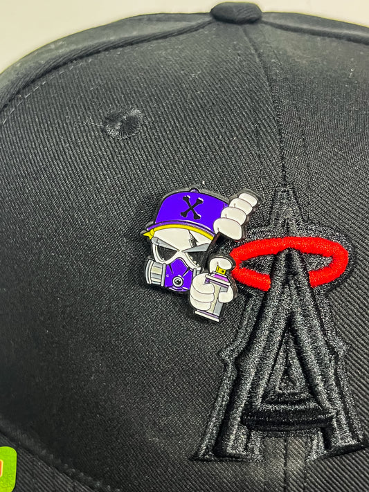 PIN AZUL BONES FITTED