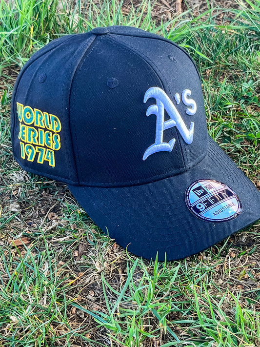 GORRA NEW ERA OAKLAND ATHLETICS BLACK  AJUSTABLE