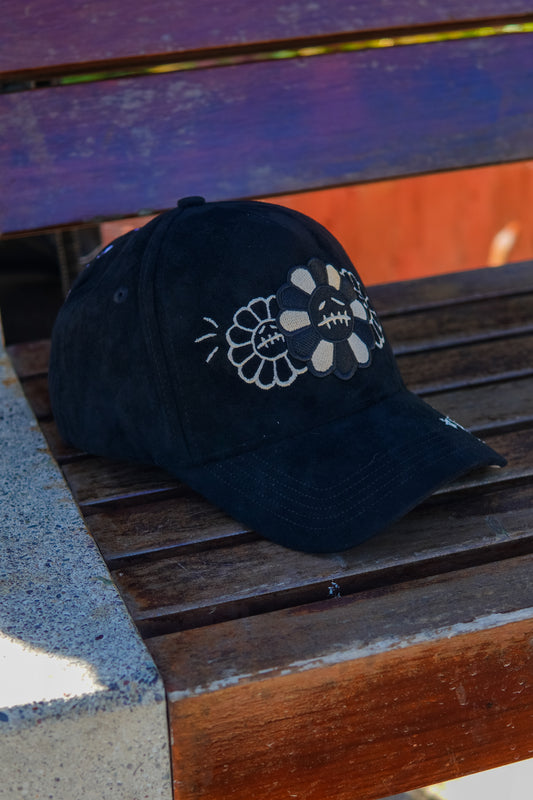 GORRA MURA TRAVIS NEGRA DISEÑO BEIGE AJUSTABLE