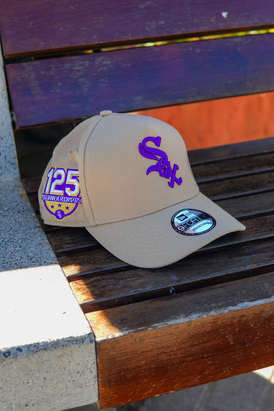 GORRA NEW ERA SOX BEIGE AJUSTABLE