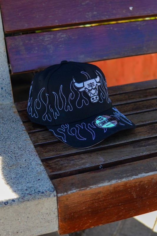 GORRA NEW ERA CHICAGO BULLS NEGRA AJUSTABLE