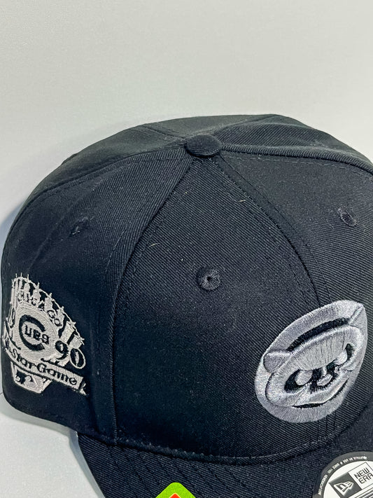 GORRA NEW ERA CHICAGO CUBS BLACK AJUSTABLE